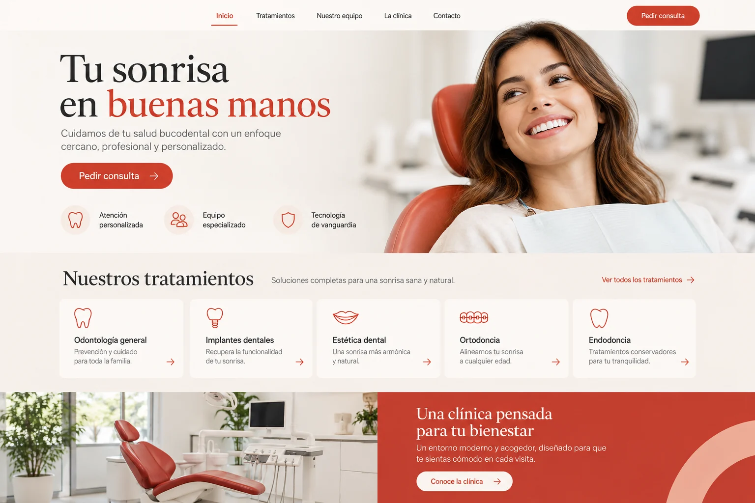Diseño Web profesional para dentistas y clínicas dentales